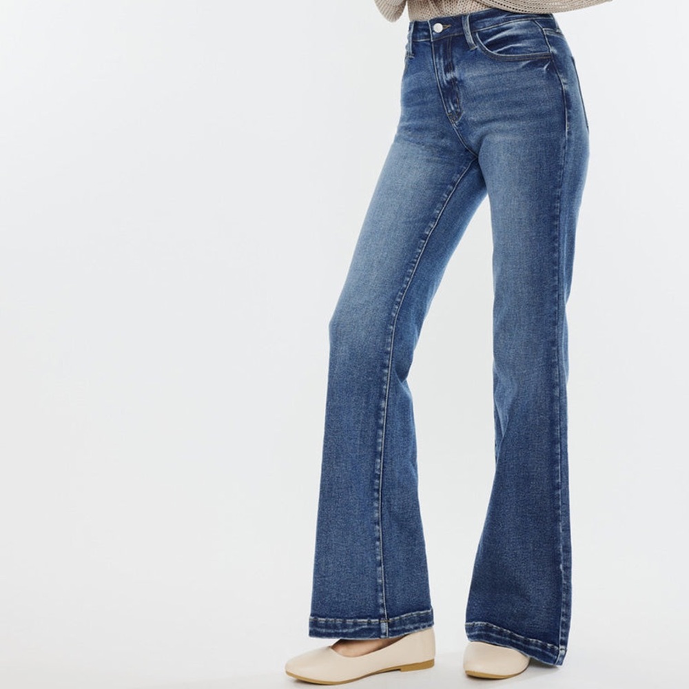 KanCan High Rise Wide Flare jeans